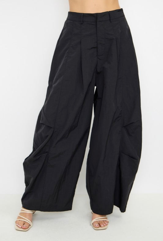 Black High Waisted balloon pants